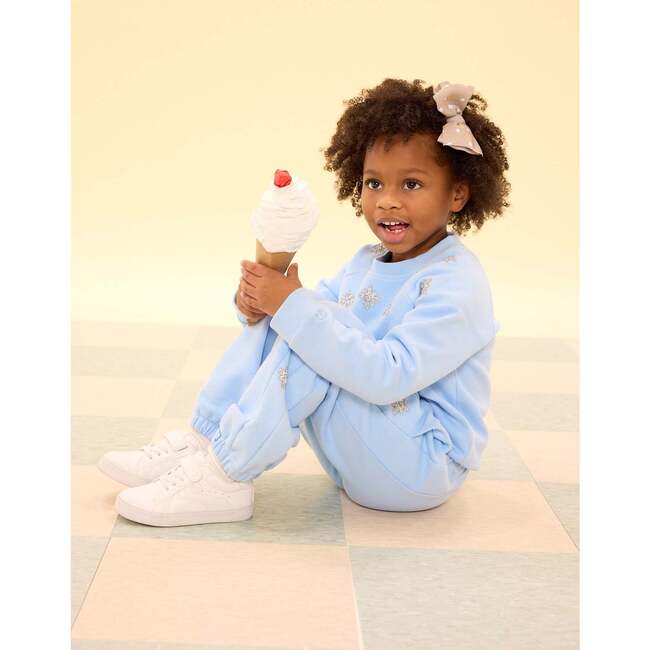 Mini Casey Crewneck Sweatshirt in Light Blue - Sweatshirts - 7