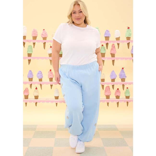 Casey Jogger Sweatpants in Light Blue - Sweatpants - 7