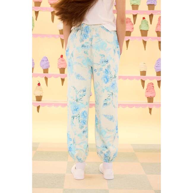 Kian Jogger Sweatpants in Blue Aquarelle Fleur - Sweatpants - 5