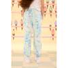 Kian Jogger Sweatpants in Blue Aquarelle Fleur - Sweatpants - 5 - thumbnail
