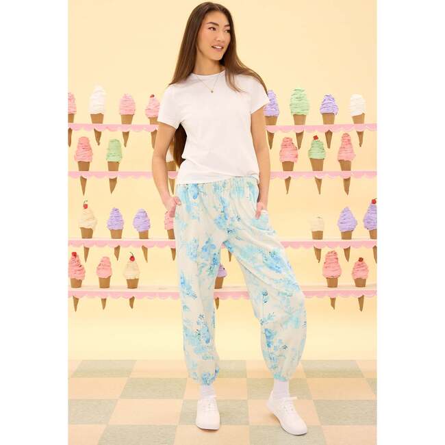 Kian Jogger Sweatpants in Blue Aquarelle Fleur - Sweatpants - 7