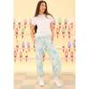 Kian Jogger Sweatpants in Blue Aquarelle Fleur - Sweatpants - 7 - thumbnail
