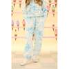Kian Jogger Sweatpants in Blue Aquarelle Fleur - Sweatpants - 8 - thumbnail