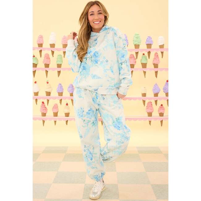 Kian Jogger Sweatpants in Blue Aquarelle Fleur - Sweatpants - 9