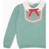 Sage Green Madena Cotton Girl Jumper - Sweaters - 3