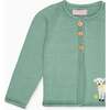 Sage Green Eden Cotton Baby Cardigan - Cardigans - 2