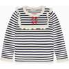 Navy Stripe Candela Cotton Girl Jumper - Sweaters - 1 - thumbnail