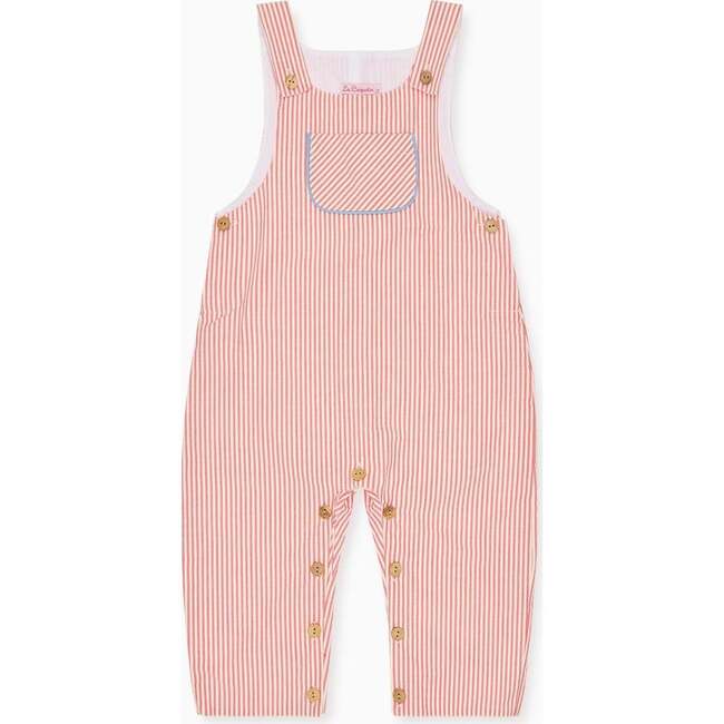 Red Stripe Coroza Baby Dungarees