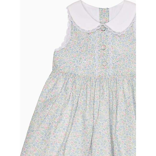 Light Blue Floral Aimee Girl Dress