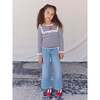 Navy Stripe Candela Cotton Girl Jumper - Sweaters - 2
