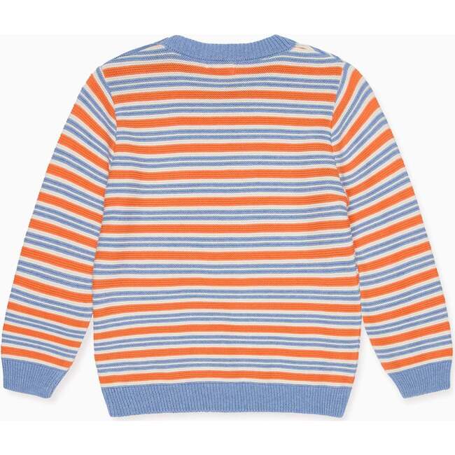 Coral Stripe Bromo Cotton Boy Jumper - Sweaters - 3