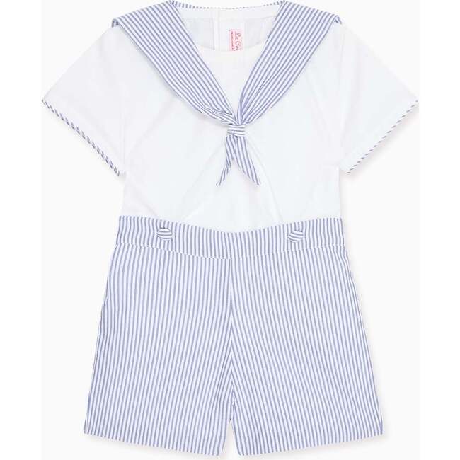 Dark Blue Stripe Antonio Baby Boy Set