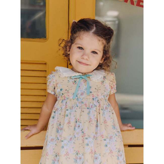 Yellow Floral Willow Baby Girl Set