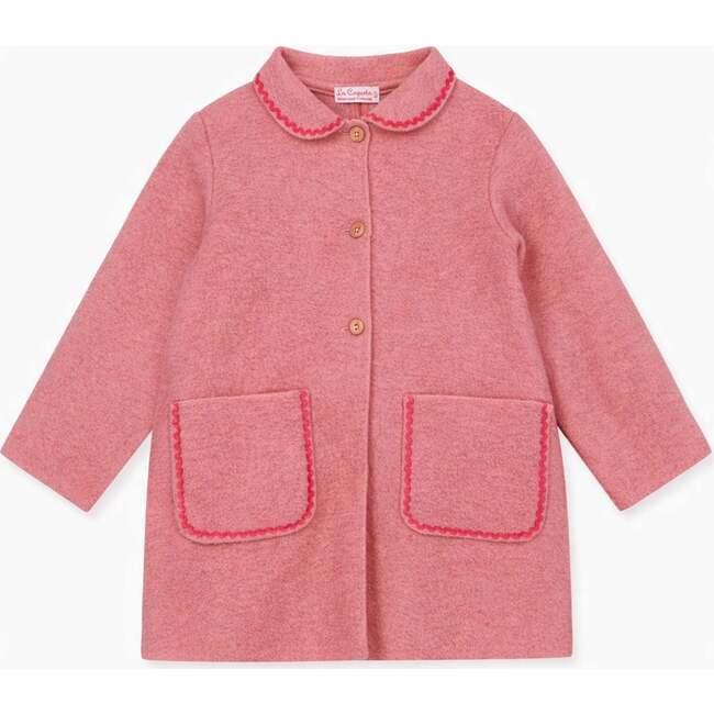 Pink Henrietta Girl Coat