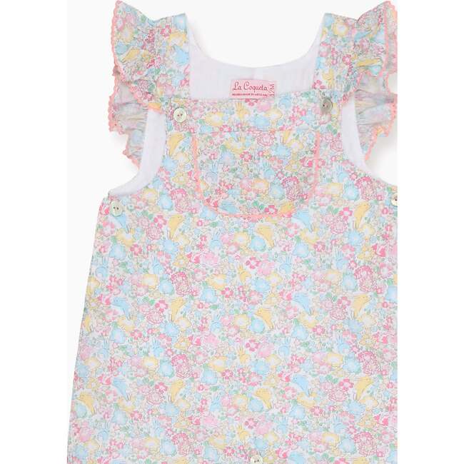 Pink Bunny Nova Baby Dungarees