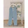 Blue Stripe Andreas Boy Cotton Trousers - Pants - 2