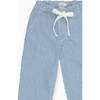 Blue Stripe Andreas Boy Cotton Trousers - Pants - 3