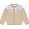 Oatmeal Aubrey Cotton Baby Cardigan - Cardigans - 1 - thumbnail
