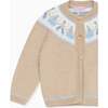 Oatmeal Aubrey Cotton Baby Cardigan - Cardigans - 2