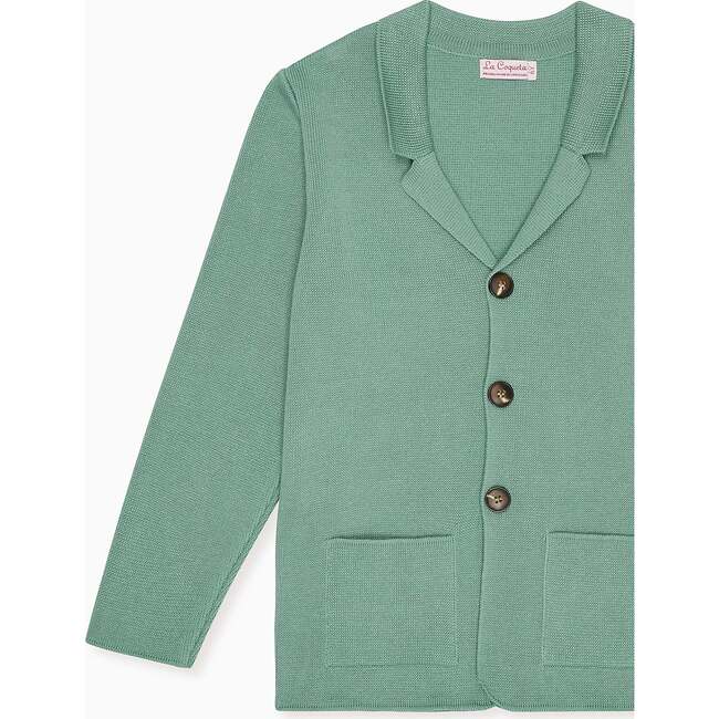 Sage Hector Cotton Boy Cardigan