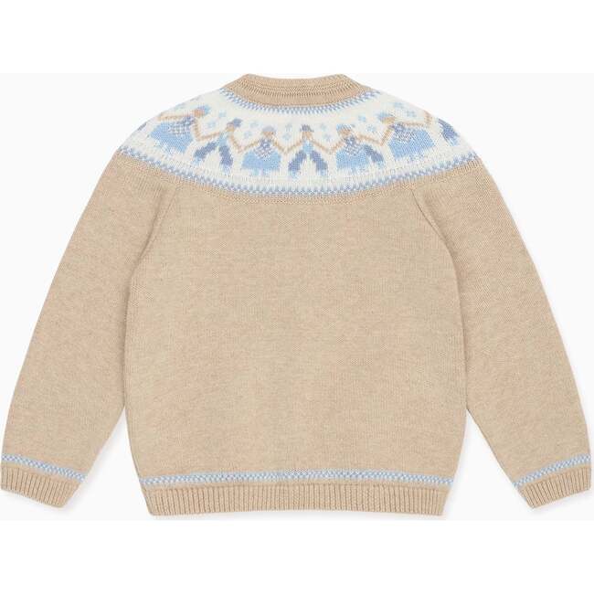 Oatmeal Aubrey Cotton Baby Cardigan - Cardigans - 3