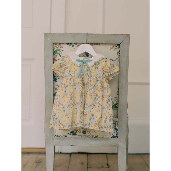 Yellow Floral Willow Baby Girl Set - Mixed Apparel Set - 7