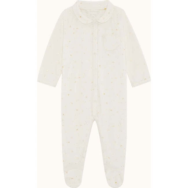 Charles Star Crown Sleepsuit Natural