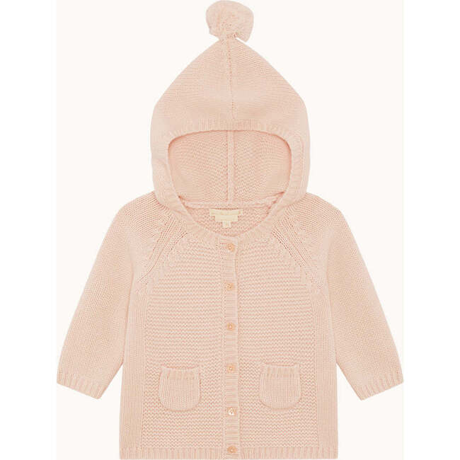 Bo Cable Knit Pram Cardigan Pink