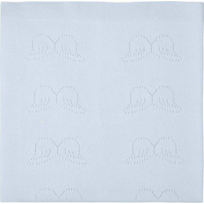 Angel Wing Cashmere Blanket Blue