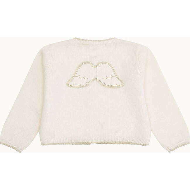 Cassandra Cashmere Angel Wing Cardigan Ivory
