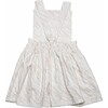 Pinafore Dress, Light Zebra - Dresses - 2 - thumbnail