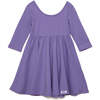 Twirly Dress in Purple - Dresses - 1 - thumbnail