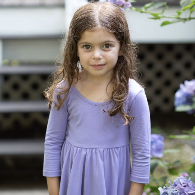 Twirly Dress in Purple