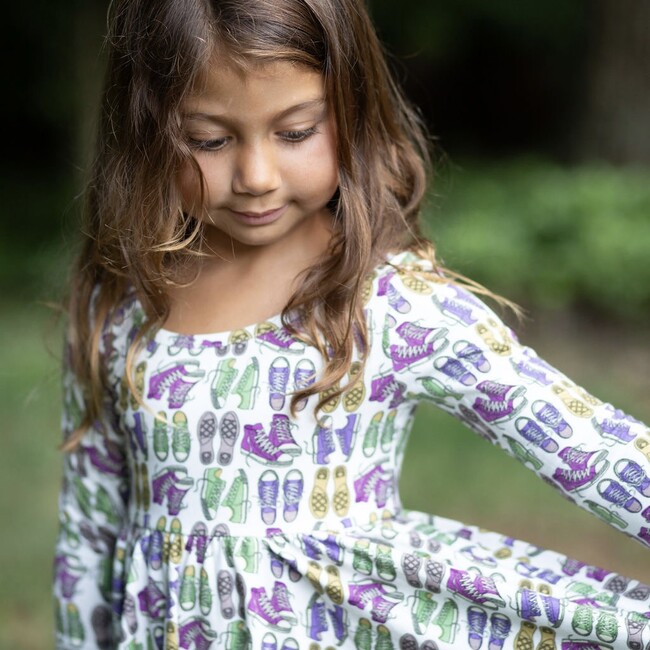 Twirly Dress in Sneakers