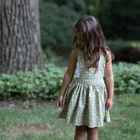 Pinafore Dress in Cheetah - Dresses - 4