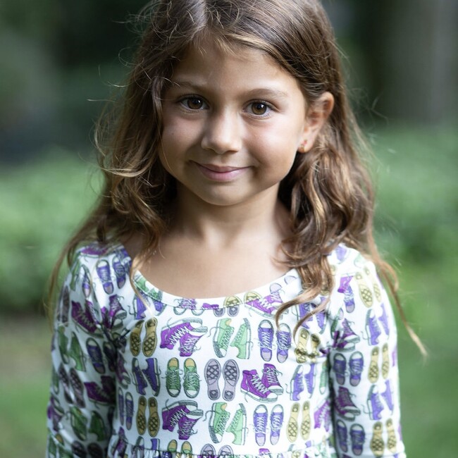 Twirly Dress in Sneakers - Dresses - 4