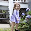 Long Sleeve Bubble Romper in Purple - Rompers - 2