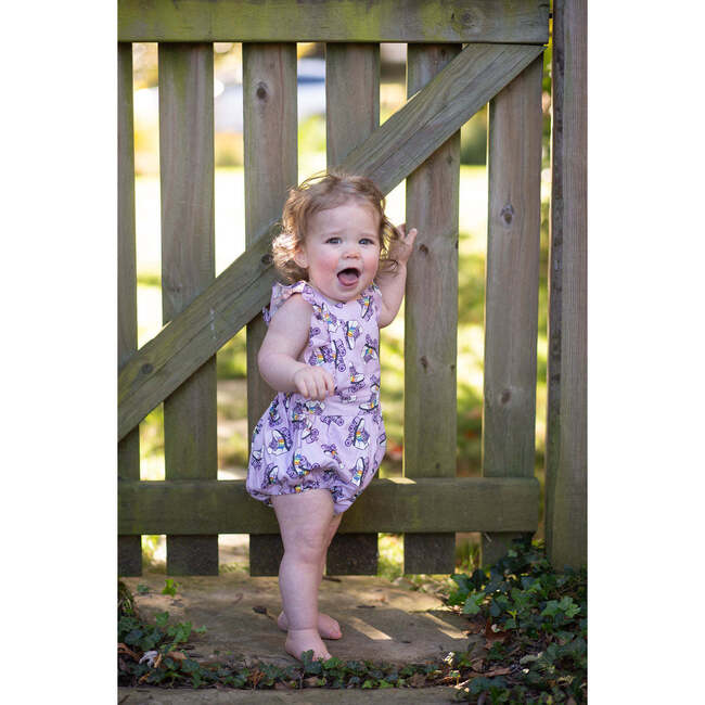 Bubble Romper in Roller Skates