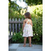 Cross Back Twirly Dress in Pink Plants - Rompers - 6 - thumbnail