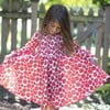 Ruched Dress in Tomato - Dresses - 4 - thumbnail