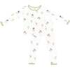 Toddler Pajama Set, Wildflower - Pajamas - 1 - thumbnail