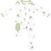 Zippered Footie, Wildflower - Footie Pajamas - 5