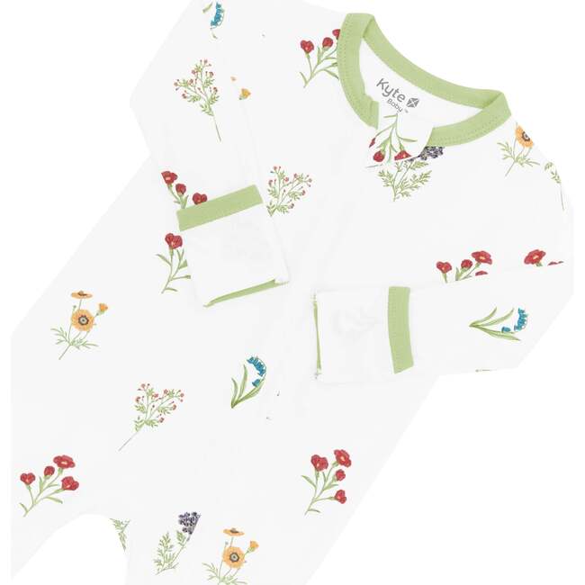 Zippered Romper, Wildflower - Rompers - 6