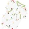 Zippered Footie, Wildflower - Footie Pajamas - 6