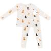 Toddler Pajama Set, Fluffy Dog - Pajamas - 1 - thumbnail