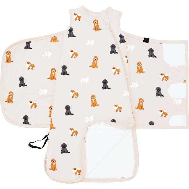 Sleep Bag Swaddler 1.0 TOG, Fluffy Dog - Swaddles - 3
