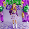 Mardi Gras Knit Sweater, Purple - Sweaters - 2