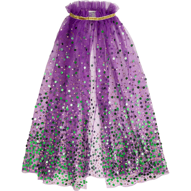 Mardi Gras Confetti Cape, Purple
