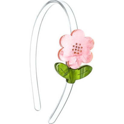 Flower Pink Pearlized Headband