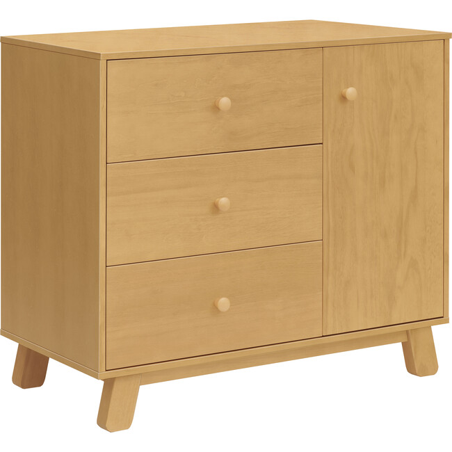 Hudson Modern 3-Drawer Dresser in Honey